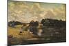 'Wivenhoe Park, Essex', 1816-John Constable-Mounted Giclee Print