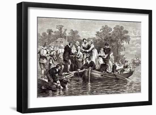 Wives For the Settlers at Jamestown, Pioneers in the Settlement of America William A. Craft, 1876-William Ludlow Sheppard-Framed Giclee Print