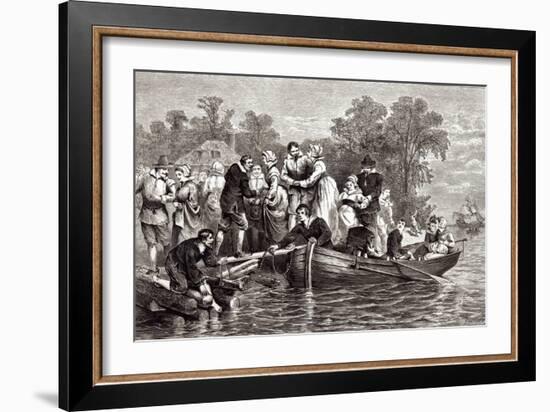 Wives For the Settlers at Jamestown, Pioneers in the Settlement of America William A. Craft, 1876-William Ludlow Sheppard-Framed Giclee Print