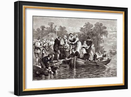 Wives For the Settlers at Jamestown, Pioneers in the Settlement of America William A. Craft, 1876-William Ludlow Sheppard-Framed Giclee Print