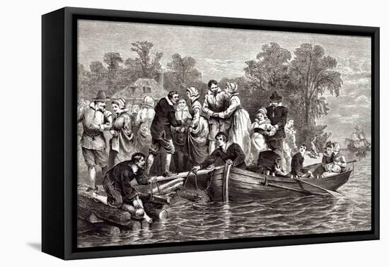 Wives For the Settlers at Jamestown, Pioneers in the Settlement of America William A. Craft, 1876-William Ludlow Sheppard-Framed Premier Image Canvas
