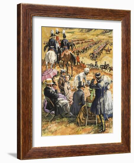 Wives in the Crimean War-C.l. Doughty-Framed Giclee Print