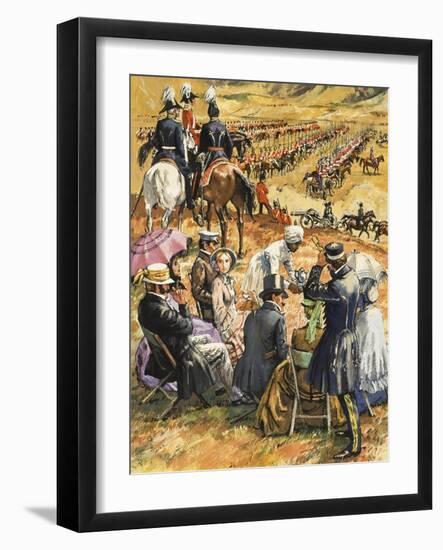 Wives in the Crimean War-C.l. Doughty-Framed Giclee Print