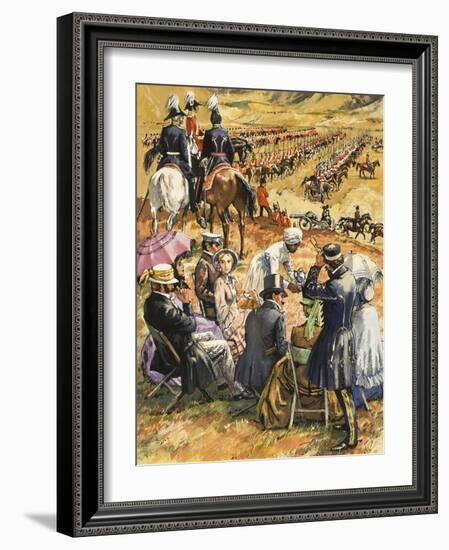 Wives in the Crimean War-C.l. Doughty-Framed Giclee Print