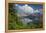 Wizard Island and Crater Lake, Crater Lake National Park, Oregon-Michel Hersen-Framed Premier Image Canvas