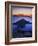 Wizard Island at dusk, Crater Lake National Park, Oregon, USA-Charles Gurche-Framed Photographic Print