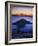 Wizard Island at dusk, Crater Lake National Park, Oregon, USA-Charles Gurche-Framed Photographic Print