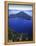 Wizard Island in Crater Lake, Crater Lake National Park, Oregon, USA-Charles Gurche-Framed Premier Image Canvas