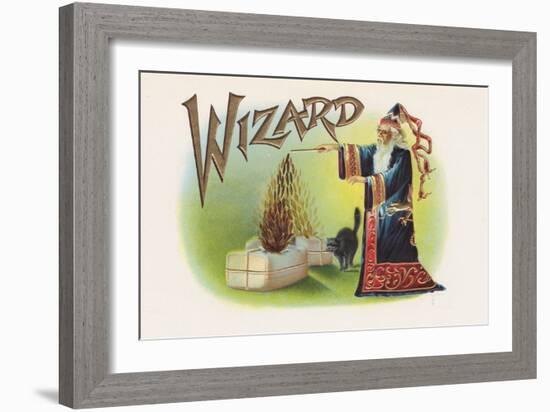 Wizard-Art Of The Cigar-Framed Giclee Print