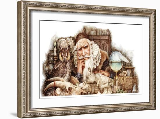 Wizardology-Anne Yvonne Gilbert-Framed Giclee Print