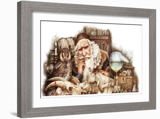 Wizardology-Anne Yvonne Gilbert-Framed Giclee Print