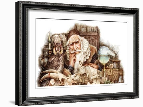 Wizardology-Anne Yvonne Gilbert-Framed Giclee Print