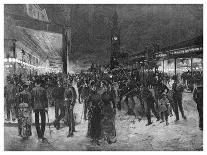 Saturday Night in George Street, Sydney, New South Wales, Australia, 1886-WJ Smedley-Giclee Print