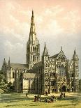 Salisbury Cathedral, Wiltshire, C1870-WL Walton-Premier Image Canvas