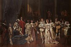 The Ball at the Court of Louis XIII of France-Wladyslaw Bakalowicz-Framed Giclee Print