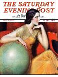 "Woman and Globe,"May 12, 1934-Wladyslaw Benda-Premier Image Canvas