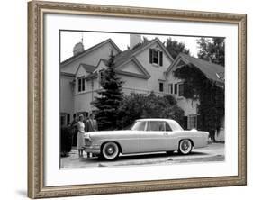 WM Clay Ford Lincoln Continental, 1955-null-Framed Giclee Print