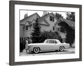WM Clay Ford Lincoln Continental, 1955-null-Framed Giclee Print
