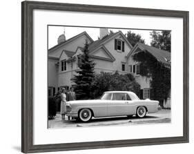 WM Clay Ford Lincoln Continental, 1955-null-Framed Giclee Print