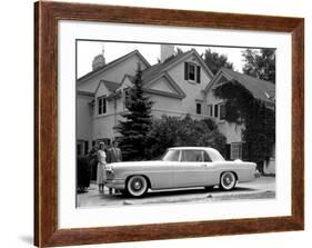 WM Clay Ford Lincoln Continental, 1955-null-Framed Giclee Print