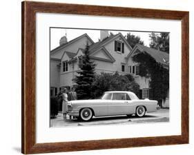 WM Clay Ford Lincoln Continental, 1955-null-Framed Giclee Print