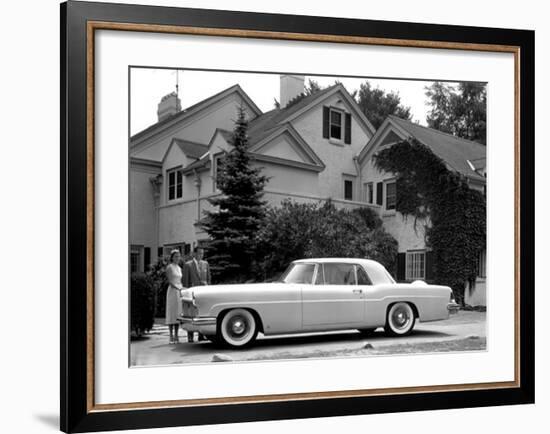 WM Clay Ford Lincoln Continental, 1955-null-Framed Giclee Print