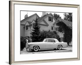 WM Clay Ford Lincoln Continental, 1955-null-Framed Giclee Print
