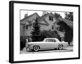 WM Clay Ford Lincoln Continental, 1955-null-Framed Giclee Print