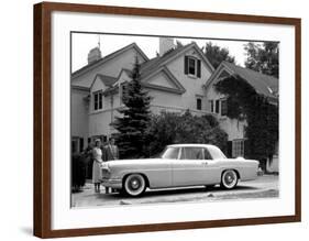 WM Clay Ford Lincoln Continental, 1955-null-Framed Giclee Print