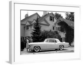 WM Clay Ford Lincoln Continental, 1955-null-Framed Giclee Print
