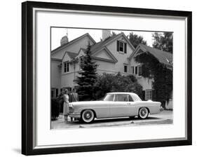 WM Clay Ford Lincoln Continental, 1955-null-Framed Giclee Print