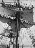Reefing Topsails on Board the Training Ship HMS 'Impregnable, Devonport, Devon, 1896-WM Crockett-Giclee Print