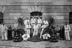 Senior League Cricket XI of the Royal Naval Ordnance Department, Plymouth, Devon, 1896-WM Crockett-Giclee Print