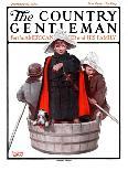 "Three Men in a Tub," Country Gentleman Cover, February 23, 1924-WM. Hoople-Giclee Print