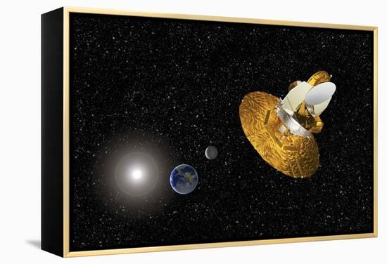 WMAP Spacecraft, Artwork-null-Framed Premier Image Canvas