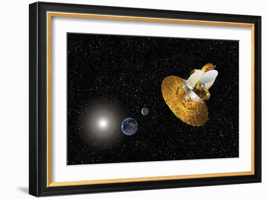 WMAP Spacecraft, Artwork-null-Framed Photographic Print