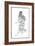 Wo-Usn (Known as Yamato Taker), Ancient Japanese Hero, 19th Century-Kikuchi Yosai-Framed Giclee Print