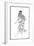 Wo-Usn (Known as Yamato Taker), Ancient Japanese Hero, 19th Century-Kikuchi Yosai-Framed Giclee Print