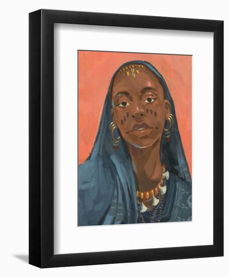 Wodaabe Woman I-Jacob Green-Framed Premium Giclee Print