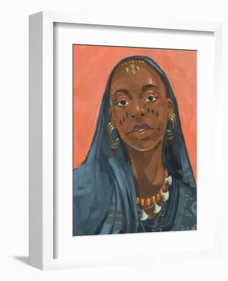 Wodaabe Woman I-Jacob Green-Framed Art Print