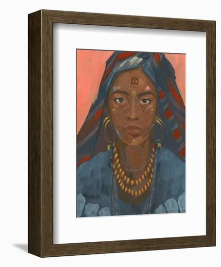 Wodaabe Woman II-Jacob Green-Framed Premium Giclee Print