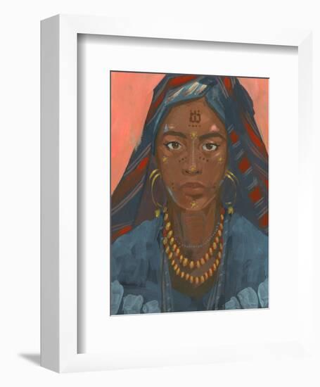 Wodaabe Woman II-Jacob Green-Framed Premium Giclee Print