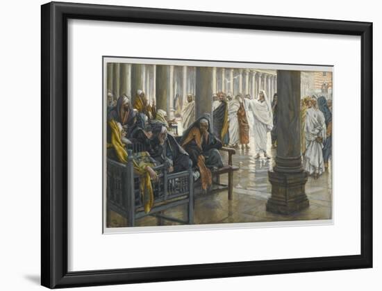 Woe Unto You, Scribes and Pharisees, Illustration from 'The Life of Our Lord Jesus Christ', 1886-94-James Tissot-Framed Giclee Print