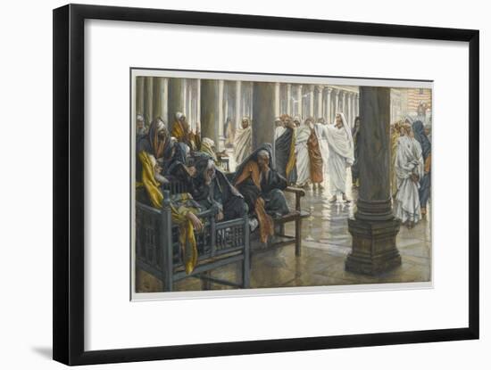 Woe Unto You, Scribes and Pharisees, Illustration from 'The Life of Our Lord Jesus Christ', 1886-94-James Tissot-Framed Giclee Print