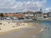 Beach and Harbour, Cascais, Portugal, Europe-Wogan David-Photographic Print