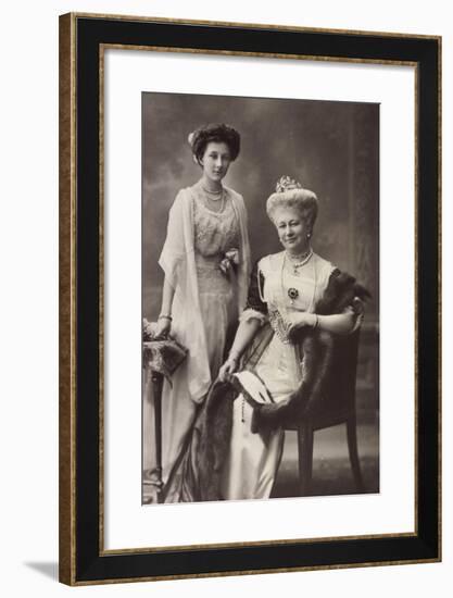 Wohlfahrts Postkarte, Kronprinzessin Luise, Victoria-null-Framed Giclee Print