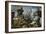 Wolf and Fox Hunt-Peter Paul Rubens-Framed Art Print