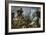 Wolf and Fox Hunt-Peter Paul Rubens-Framed Art Print