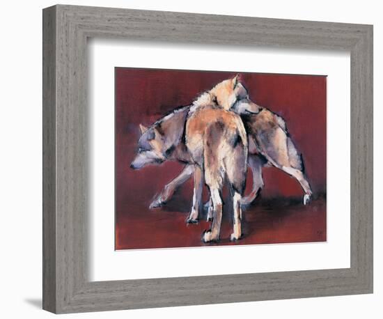 Wolf Composition, 2001-Mark Adlington-Framed Giclee Print