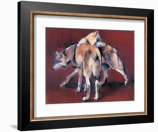 Wolf Composition, 2001-Mark Adlington-Framed Giclee Print